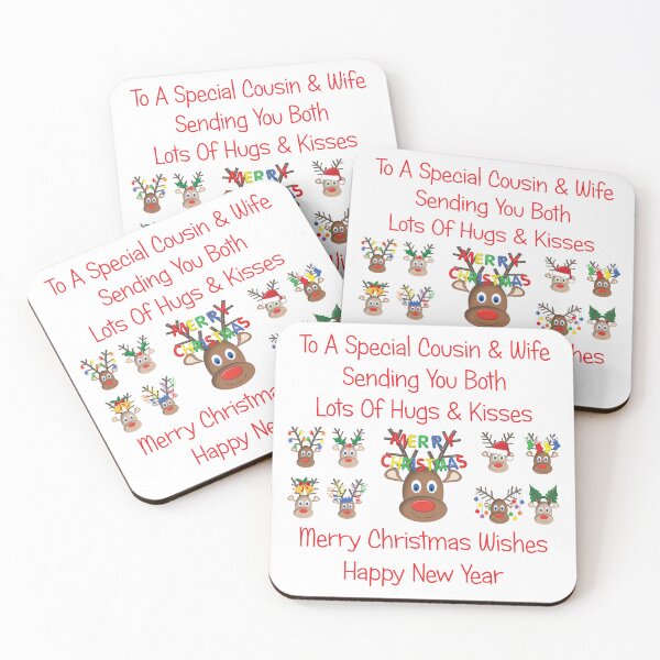 Item preview, To A Special Cousin & Wife Merry Christmas designed and sold by RosieLadyLove.