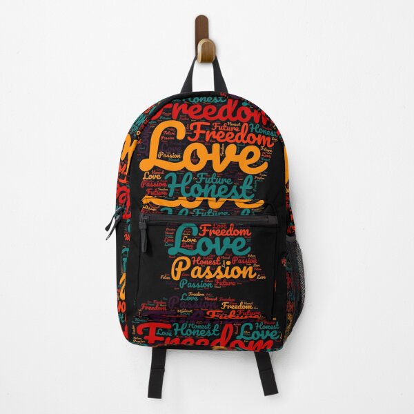 Item preview, Fridom, Love, Honest, Passion designed and sold by DesignBoutiquee.