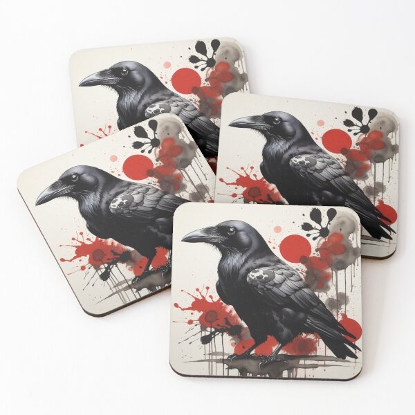 Item preview, The raven Japanese art designed and sold by jsebouvi.