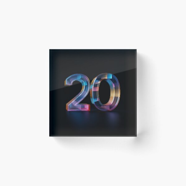 Item preview, Number 20 Glowing with colors designed and sold by FireFXStudio.