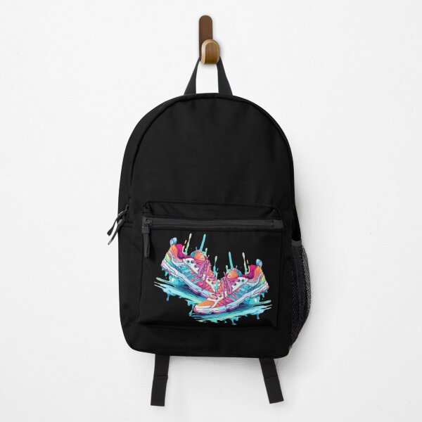 Item preview, Colorful watercolor sneakers - cool street sneakers designed and sold by WallGemsArt.