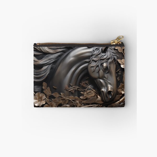 Item preview, Horse Head & Flowers Metal Mural designed and sold by narenz03.