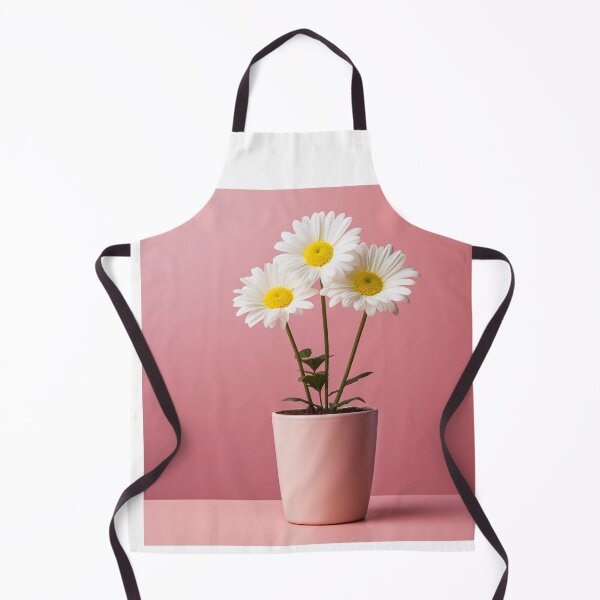 Item preview, Minimalist Pink Daisy in a Pot designed and sold by BloomPattern.
