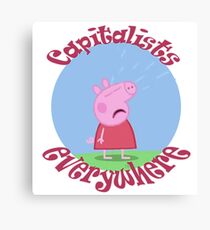 peppa pig Canvas Print