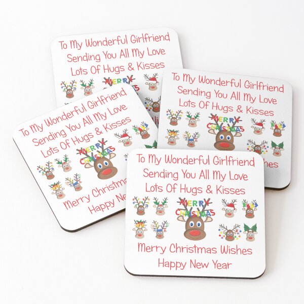 Item preview, To My Wonderful Girlfriend Merry Christmas designed and sold by RosieLadyLove.