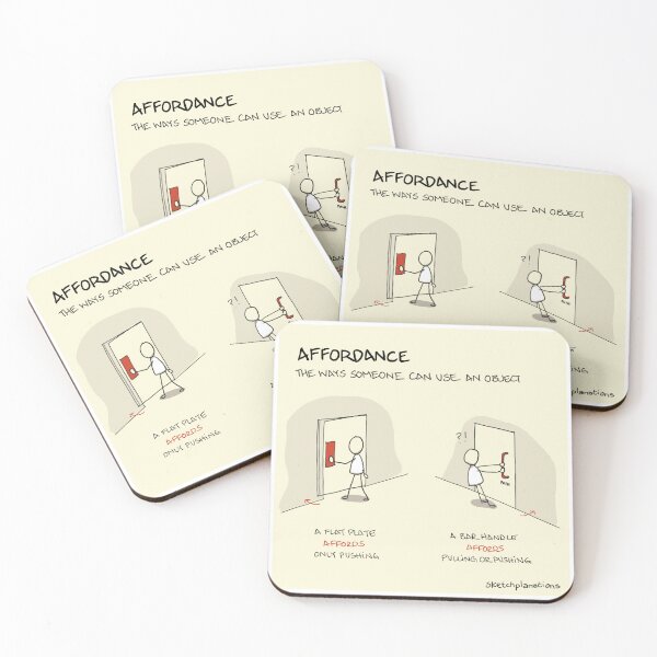 Item preview, Affordance designed and sold by Sketchplanations.