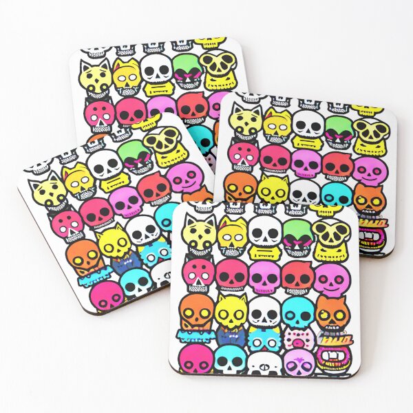 Item preview, alienlove 34 good mood lucky funny skull designed and sold by alienlove-8.