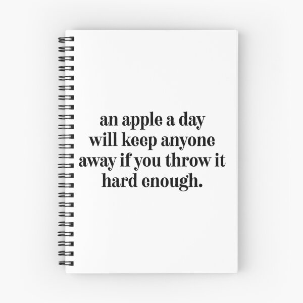 Item preview, An Apple A Day T-Shirt & Stickers - Sarcastic Teen designed and sold by StrangeStreet.