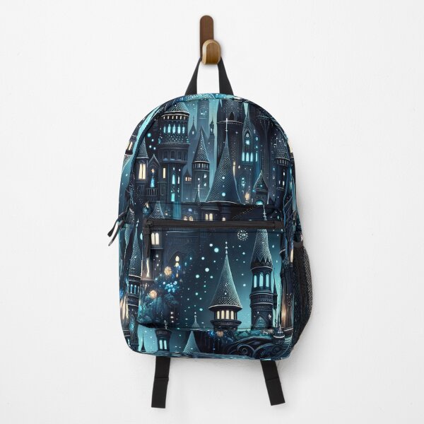 Item preview, Magical Blue Castle Pattern designed and sold by NeatSplash.