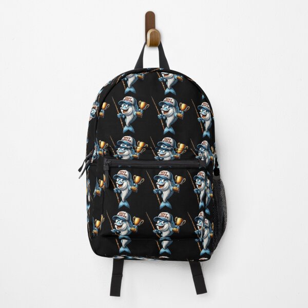Item preview, Best Angler Cartoon Fish Comical Marine Illustration designed and sold by ElLocoMus.