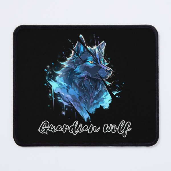 Item preview, Blue Wolfdog Watercolour Decor Pattern designed and sold by Sitred123.