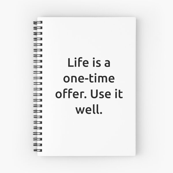 Item preview, Life is a one-time offer. Use it well. designed and sold by IMCDT.