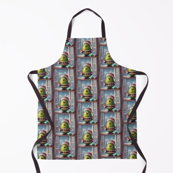 Item preview, Funny Christmas Avocado in Santa's hat designed and sold by Studio-DesignWw.