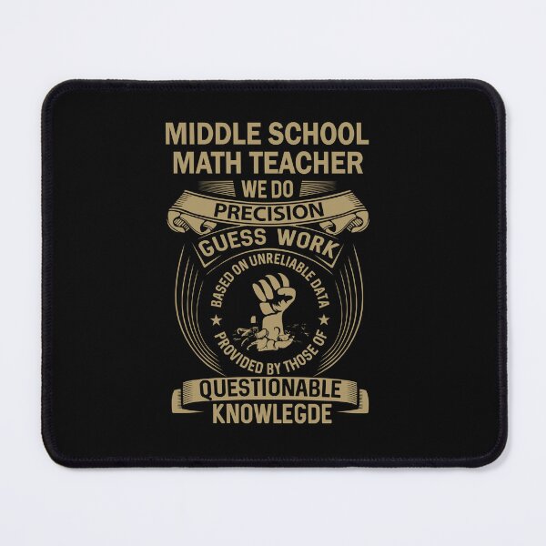 Item preview, Middle School Math Teacher designed and sold by MiraclePitts.