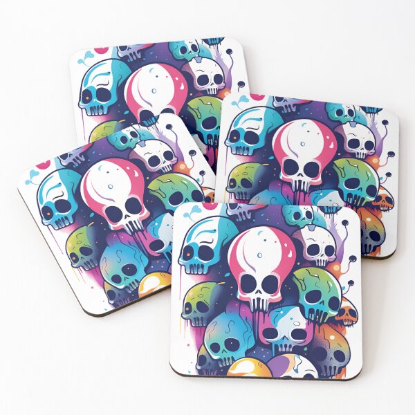 Item preview, alienlove 37 good mood lucky funny skull designed and sold by alienlove-8.