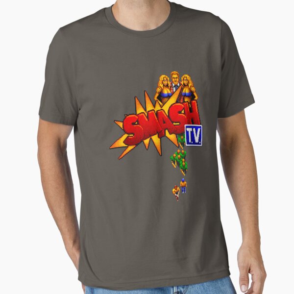 Vista previa del artículo con la obra «aplastar televisión», diseñado y vendido por iloveamiga.
