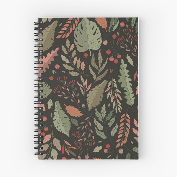 Item preview, Seamless pattern with wild plants. Herbs, leaves, berries designed and sold by Nattalu.