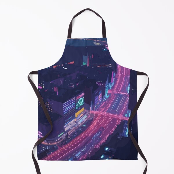 Item preview, Night City Illustration designed and sold by VenZolic.