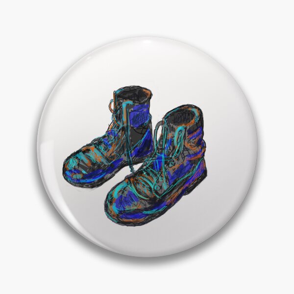 Item preview, Black and colorful army boots designed and sold by SHARON NAKAR.