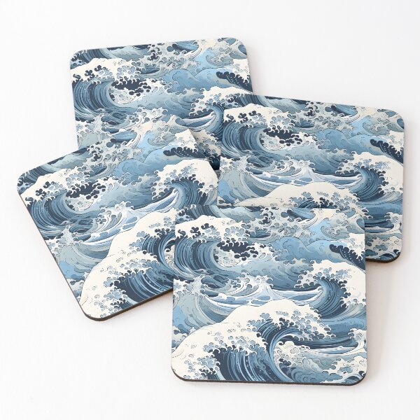 Item preview, Harmony of the Waves: Japanese Traditional Patterns No.1 designed and sold by Laerguldir.