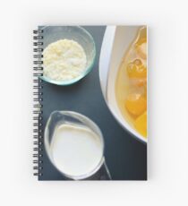 Quiche Ingredients Spiral Notebook