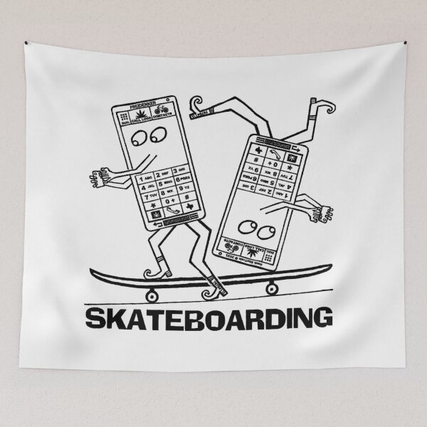 Item preview, SKATEBOARDING ~ CELL-PHONES ~ (V-8-27) designed and sold by RodeoMalibu.