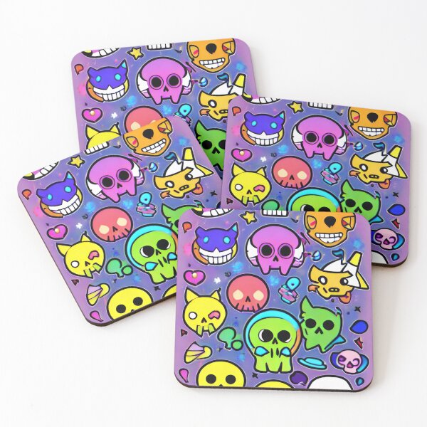 Item preview, alienlove 39 good mood lucky funny skull designed and sold by alienlove-8.