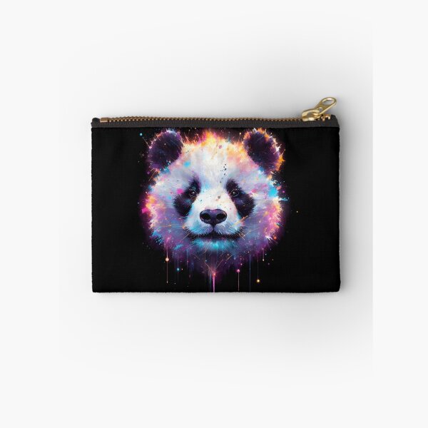 Item preview, Luminous Panda Constellations: Neon Nebula Dreams designed and sold by javaoverride.