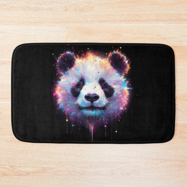 Item preview, Luminous Panda Constellations: Neon Nebula Dreams designed and sold by javaoverride.