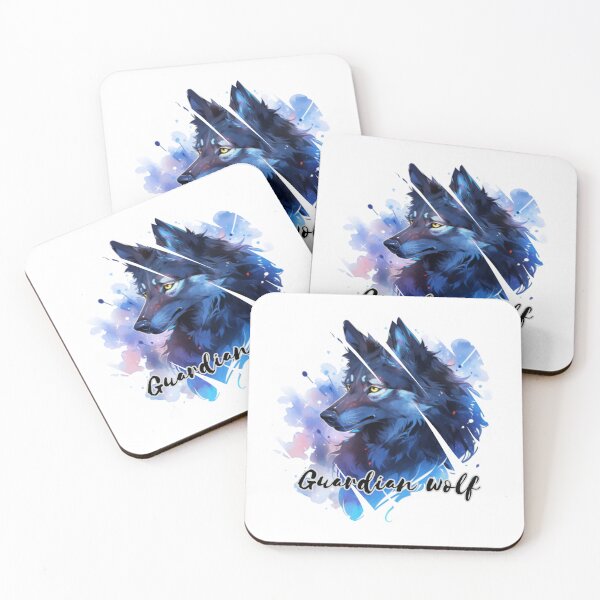Item preview, Watercolour Blue Wolfdog  Decor Pattern designed and sold by Sitred123.