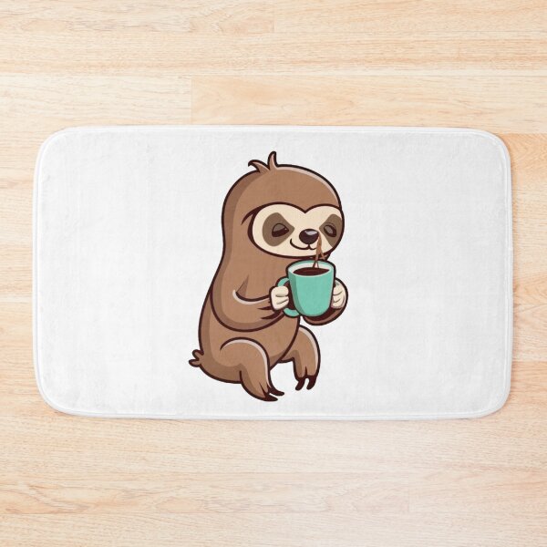 Item preview, Sloth drinking coffee designed and sold by PawelNature.
