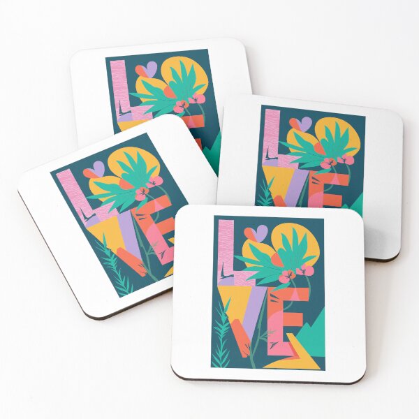 Item preview, LOVE Colourfull heart in dada style designed and sold by PhotoArtMC.