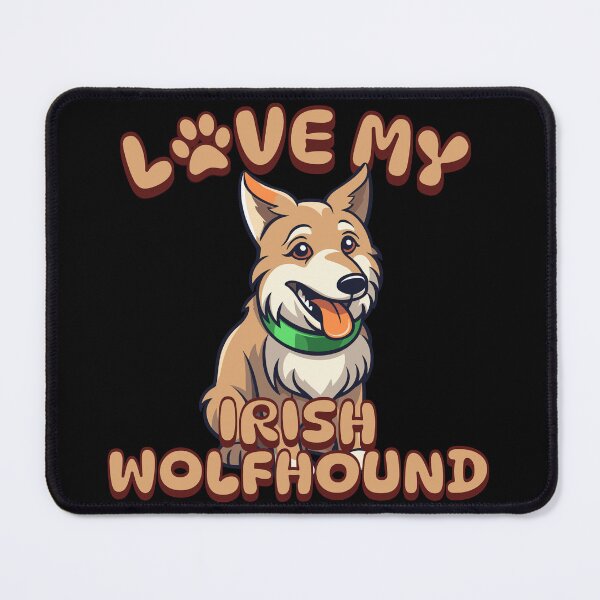 Item preview, Love my Irish Wolfhound Shirt designed and sold by RedDesignSyc.