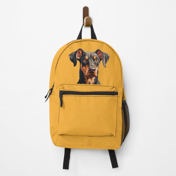 Artikelvorschau, Dobermann-Dobie-Welpen-Haustier-Hundeporträt entworfen und verkauft von FoxTreeDesign.