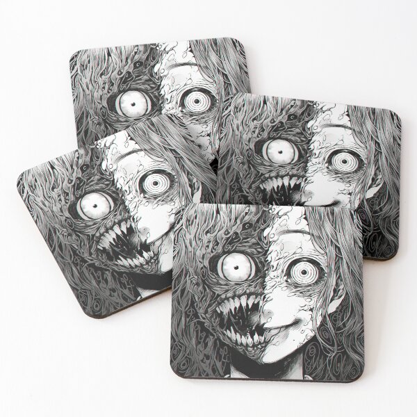Item preview, Creepy manga monster Scary Eyes Horror Halloween Frightening designed and sold by The Deep Studio.