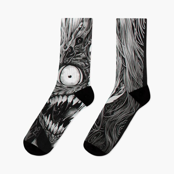 Item preview, Creepy manga monster Scary Eyes Horror Halloween Frightening designed and sold by The Deep Studio.