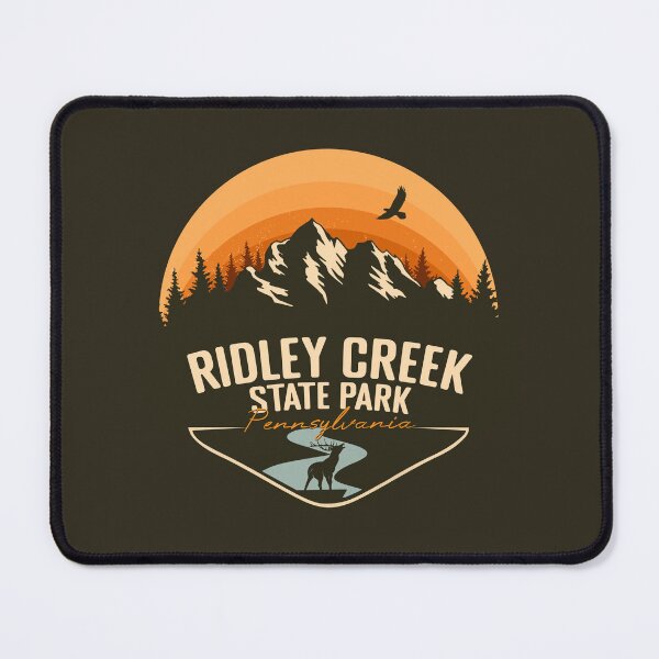 Item preview, Ridley Creek State Park Pennsylvania - PA Retro Vintage Sunset Badge designed and sold by mountainfad.
