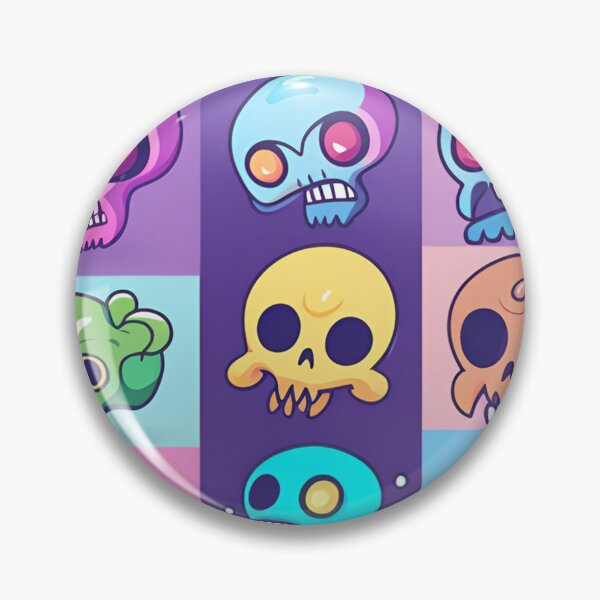 Item preview, alienlove 40 good mood lucky funny skull designed and sold by alienlove-8.