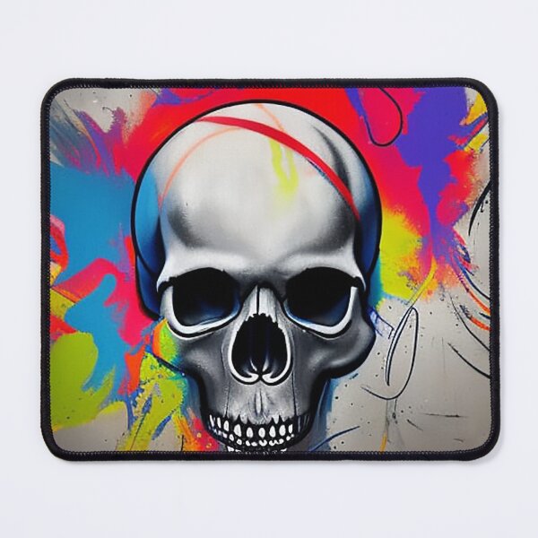 Item preview, Colored skull designed and sold by Thompika.