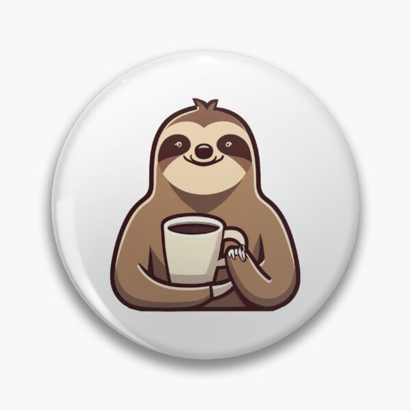 Item preview, Sloth drinking coffee designed and sold by PawelNature.