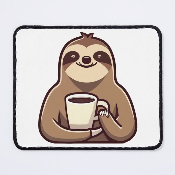 Item preview, Sloth drinking coffee designed and sold by PawelNature.