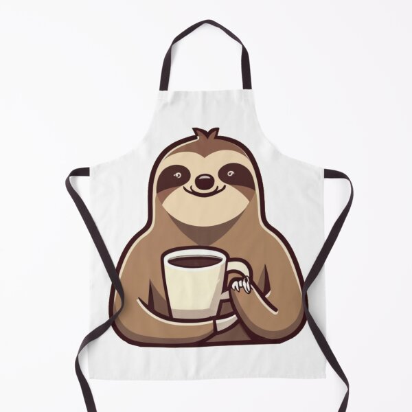 Item preview, Sloth drinking coffee designed and sold by PawelNature.