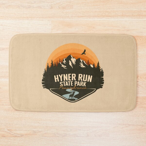 Item preview, Hyner Run State Park Pennsylvania - PA Retro Vintage Sunset Badge designed and sold by mountainfad.