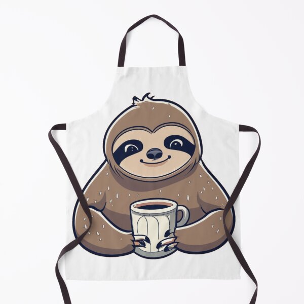 Item preview, Sloth drinking coffee designed and sold by PawelNature.