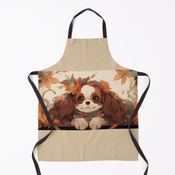 Item preview, Cavalier King Charles Spaniel Halloween art designed and sold by PetsArt.