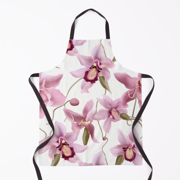 Item preview, Exquisite orchid blooms in a tranquil garden setting. designed and sold by StrawberryJolly.