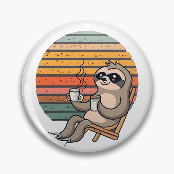 Item preview, Sloth drinking coffee designed and sold by PawelNature.