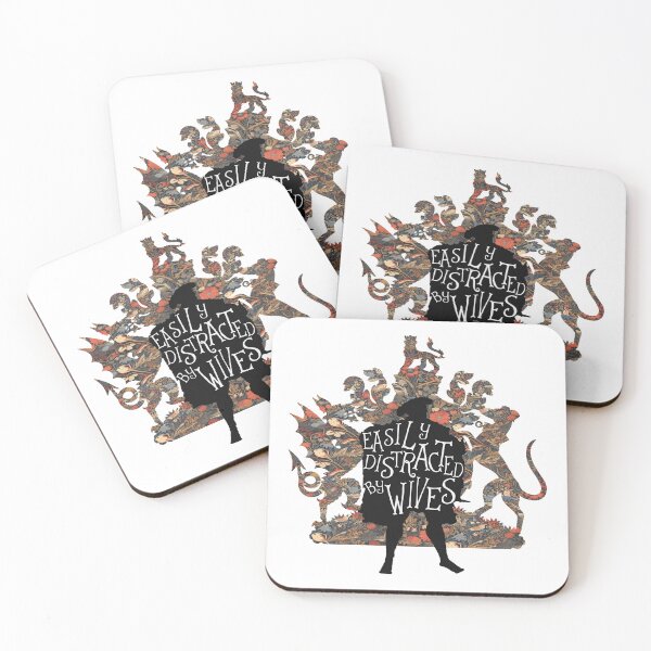 Item preview, Henry VIII - Easily Distracted by Wives _Tudor Coat of Arms version! designed and sold by stuinflipflops.