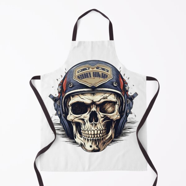 Artikelvorschau, Vintage toller Motorradhelm Totenkopf entworfen und verkauft von Lobory.