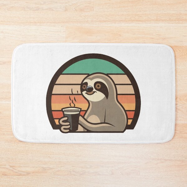 Item preview, Sloth drinking coffee designed and sold by PawelNature.
